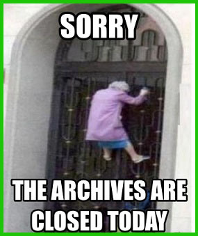archives-are-closed-today