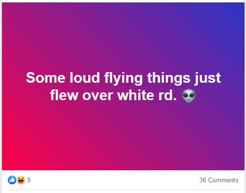 loud flying things