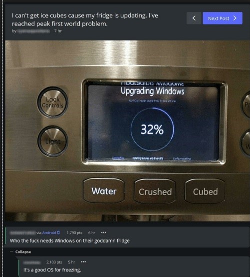 smart fridge