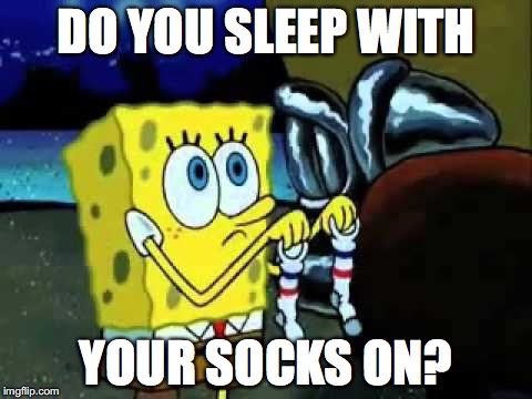 A case of cold feet.