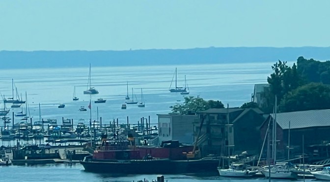 Scenic drive up the coast..