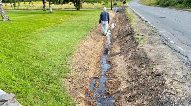 A man and his ditch.