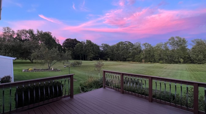 Pink sky at night…