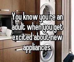 New appliances.