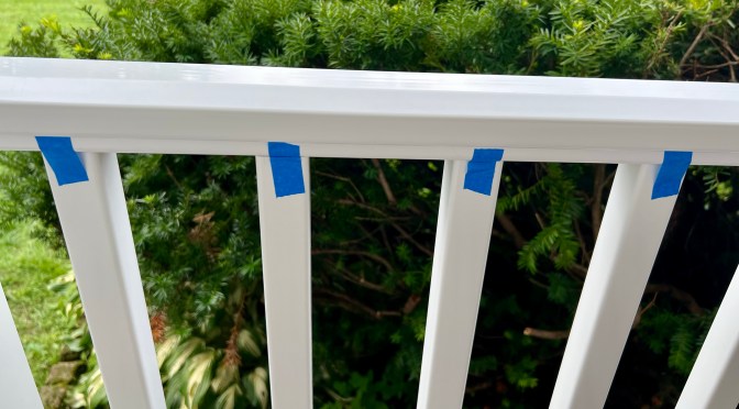 Painters tape to the rescue..