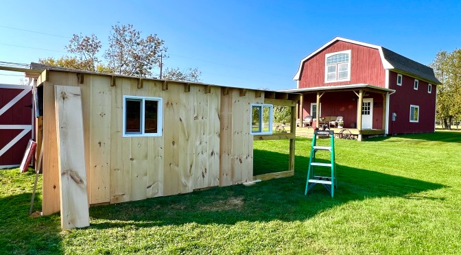 And the shed doth groweth..