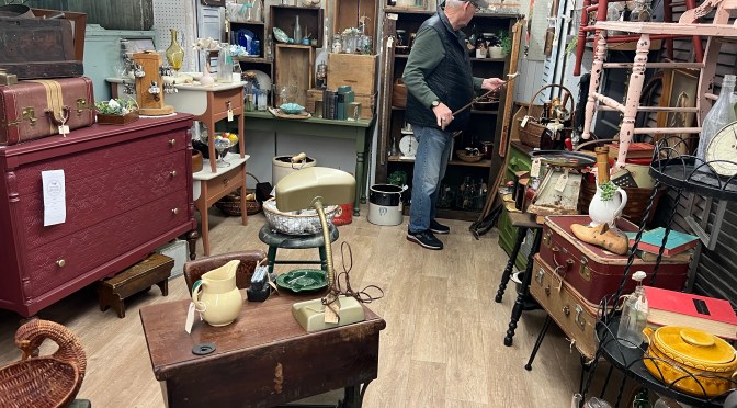 Newport – Day 7…. husband’s choice, antiquing in New Bedford, Massachusetts.