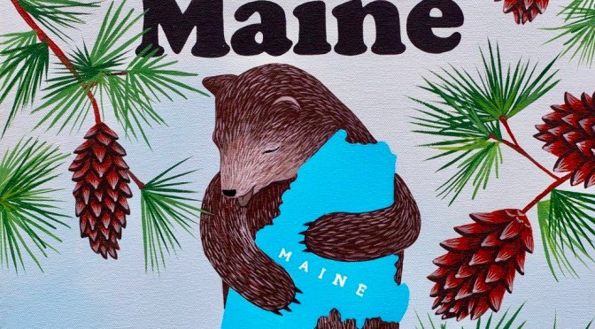 Two Maine things that make me smile.