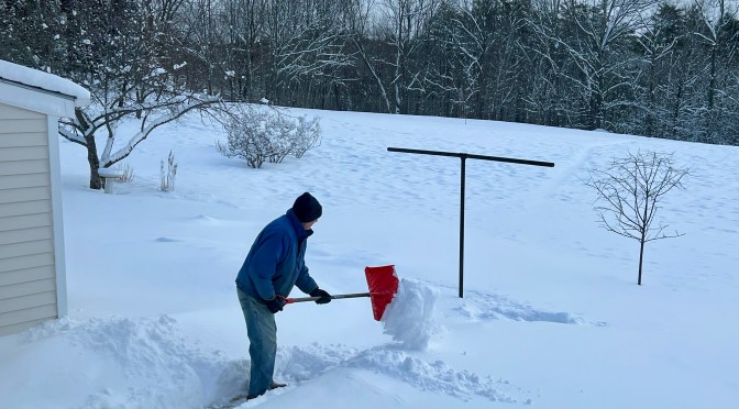 A fresh coat and a floating snowman.
